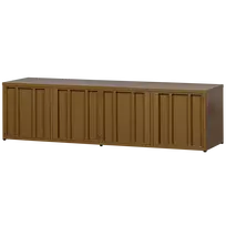TV stovas Level, 44 x 160 x 44 cm, metalas, geltona