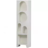 Spintelė Caz, maža, 180 x 48 x 32 cm, balta