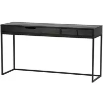 Rašomasis stalas Silas, 75 x 140 x 44 cm, uosis, juoda