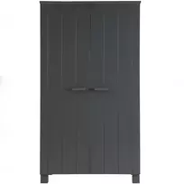 Drabužių spinta Dennis, 202 x 111 x 55cm, pušis, pilka