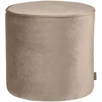 Pufas Sara, aukštas, Ø46 cm, 46 cm, aksomas, chaki