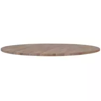 Stalviršis Tablo, Ø120 cm, 4 cm, ąžuolas, pilka