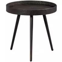 Šoninis staliukas Bounds M, Ø41 cm, 41 cm, medis / metalas, aukso
