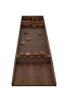Stalo žaidimas Shuffleboard Engelhart, riešutmedis, 200 x 40.8 x 7.5 cm