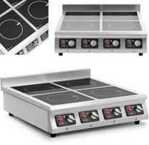 Kaitlentė Royal Catering Indukcinė viryklė 4 palnikowa nastawna timer 400 V 4 x 3500 W