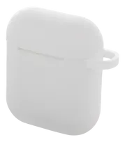 DELTACO „AirPods“ silikono dėklas, baltas / MCASE-AIRPS002