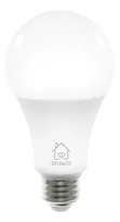 DELTACO SMART HOME LED lemputė, E27, WiFI 2.4GHz, 9W, 810lm, 2700K; 6500K, 220 ;240 V, balta SH-LE27W