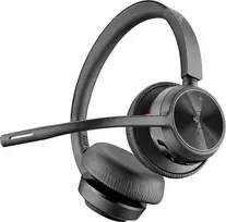 POLY Voyager 4320 Microsoft Teams Certified USB-C Headset +BT700 dongle Wireless Headband Office/Call Center USB Type-C Bluetooth Black
