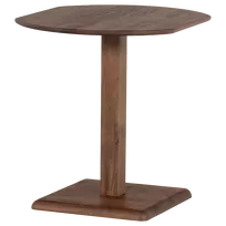 Bistro stalas Feno, 76 x 67 x 79 cm, mango medis, ruda