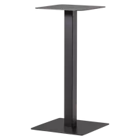 Baro stalas Bistro, 105 x 50 x 50 cm, metalas, juoda