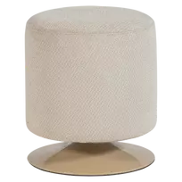 Pufas Islen, su pasukamu pagrindu, Ø39 cm, 47 cm, buklė, smėlio