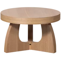 Šoninis staliukas Tala, Ø55 cm, 35 cm, MDF / faneruotė, natūrali