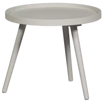 Šoninis staliukas Mesa M, Ø45 cm, 45 cm, medis, smėlio