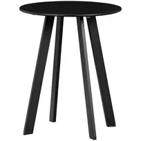 Lauko šoninis staliukas Fer, Ø40 cm, 49 cm, metalas, juoda
