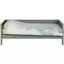 Sofa-lova Nikki, 73 x 208 x 100 cm, pušis, žalia
