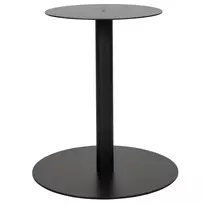 Stalo koja apvali, Ø64 cm, 73 cm, metalas, juoda