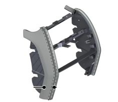 Bmw 7 F01 F02 F04 Centre Console Galas Viršutinė Dėklas Originalus 51167967810