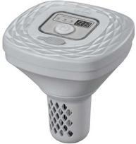 Bestway Lay-Z-Spa hidrogeninis 0,5 G/H sūraus vandens chlorinatorius sūkurinėms vonioms, baseino druskos chlorintuvas, pilkas, ABS, PVC, polietileno tereftalatas (PET), guma, SPA baseinas, kvadratinis, skaitmeninis