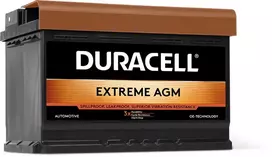 Akumuliatorius AGM Duracell Extreme 70Ah 760A 12V Start Stop
