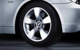 1x BMW Originalus Lydinio Ratas 17\" Žvaigždės Spindulio 138 Ratas E60/E61 5 Serija 36116776776