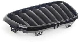 NAUJA OEM M Sport Priekinė Buferis Dešinė Centrinė Grotelė Juoda Blizgi BMW 2 F22 23 2013