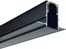 Pakabinamas šviestuvas KING Magnetinis bėgelis, berėmis užglaistomas juodas R20-2 3000mm