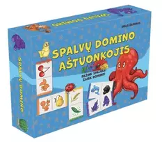 KNYGA Žaidimas Spalvų domino. Aštuonkojis