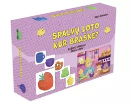 KNYGA Žaidimas 'Spalvų loto. Kur braškė?'