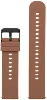 Pacific U27 rubber watch strap - ruda/juodas - 20mm
