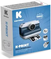 KIDYWOLF KIDYWOLF momentinis fotoaparatas su terminiu spausdinimu, mėlynas, K-PRINT-BU
