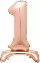 Vario spalvos pastatomas balionas - skaičius 1, 81 cm