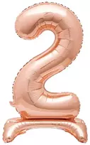 Vario spalvos pastatomas balionas - skaičius 2, 81 cm