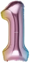 Folinis balionas - skaičius 1, 95 cm