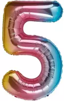 Folinis balionas - skaičius 5, 95 cm