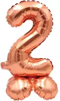 Vario spalvos pastatomas balionas - skaičius 2, 40 cm