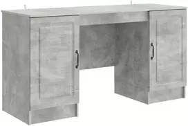 Stalas Betono pilka 142,5 x 50 x 75 cm Apdirbta mediena