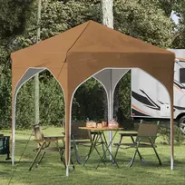 Pop-up šventinis palapinė 194 x 194 x 245 cm Smėlio