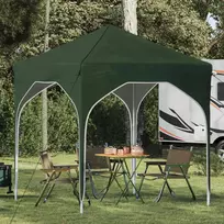 Pop-up šventinis palapinė 194 x 194 x 245 cm Žalia