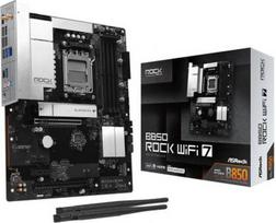 Mainboard ASROCK AMD B850 Socket AM5 ATX RAM DDR5-SDRAM 4xSlots Wi-Fi Yes Bluetooth Yes B850ROCKWIFI7 B850 ROCK WIFI 7 | 4711581493841