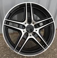 Ratlankis RACINGLINE SSA02 R17x7.5 5x112 ET 45 CB 66.6 (Black Polished) (690 kg)
