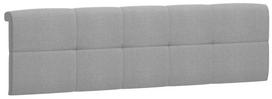 Lovos galvūgalis dvigulė Headboard Upholstered Cover, pilka sp., be čiužinio