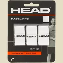 „Head Padel Pro“ viršutinės rankenos (overgrip), baltos – 3 vnt.