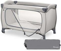 Kelioninė lovytė Hauck Sleep N Easyfold 125 x 69 cm, pilka sp.