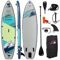 Pripučiama SUP lenta, irklentė F2 Strato 12'2" Green COMBO