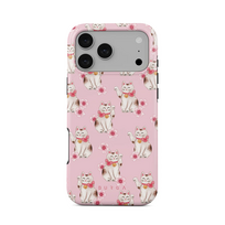 BURGA Tough MagSafe Compatible Case For iPhone 17 Pro - Maneki Neko