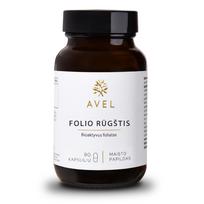 AVEL FOLIO RŪGŠTIS, Bioaktyvus foliatas, 90 kapsulių