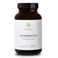 AVEL VITAMINAS B12, 2 Bioakyvios formos, 120 kapsulių