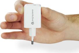 Everactive PHONE CHARGER GAN 1X US B, 1X USB-C 45W WHITE