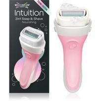 Wilkinson Sword Intuition 2in1 Soap & Shave Nourishing moteriškas skustuvas