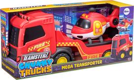 Teamsterz Ugniagesių transporteris su sraigtasparniu, 35 cm